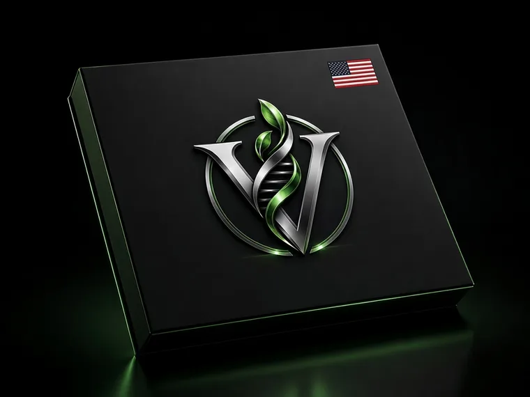 Closed black Veridian kit box with the V emblem